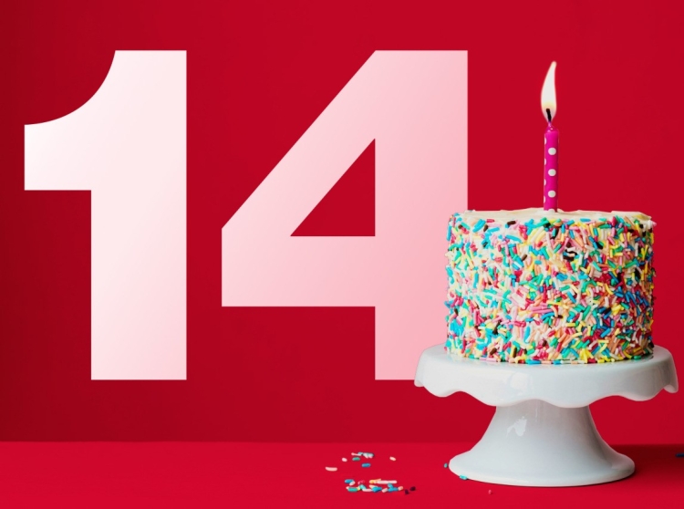 Поздравление с днем рождения 14 лет