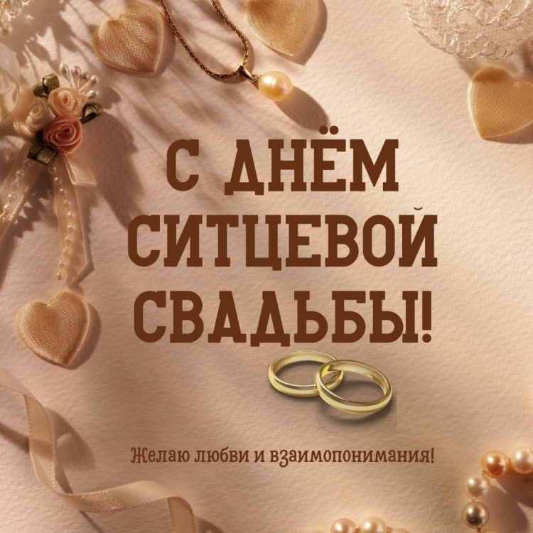 Ситцевая свадьба поздравления картинки