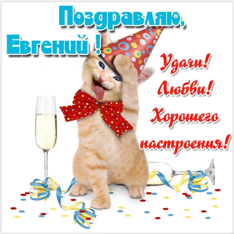 С днём рождения Евгпний