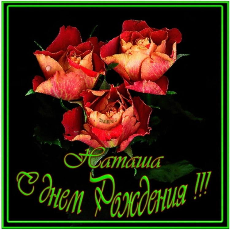 Стднем рождения Наташа
