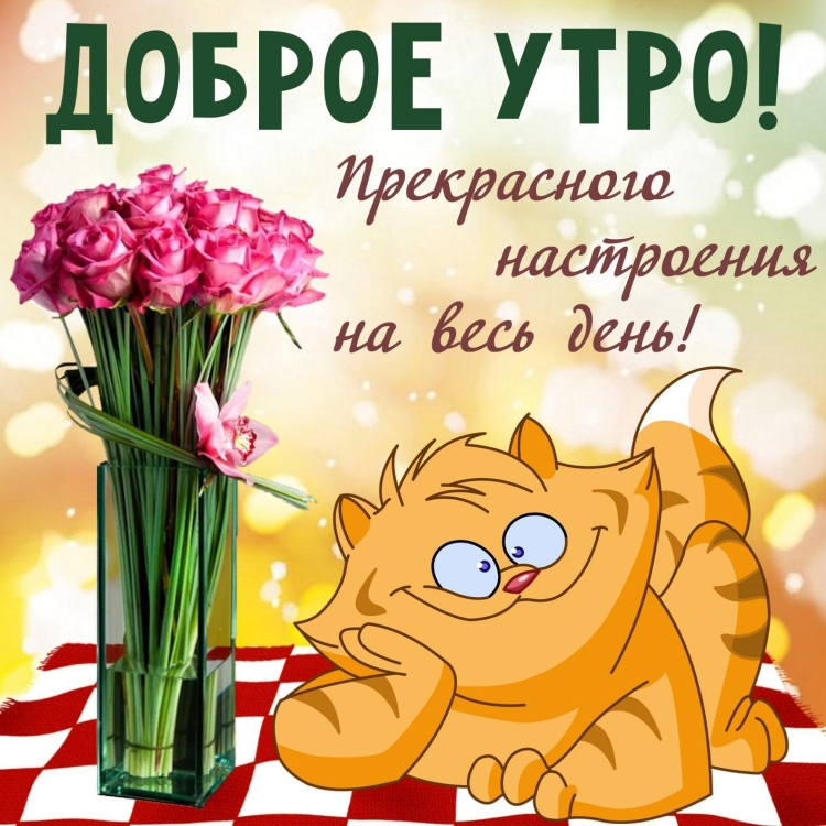 Стикеры доброе утро прикольные