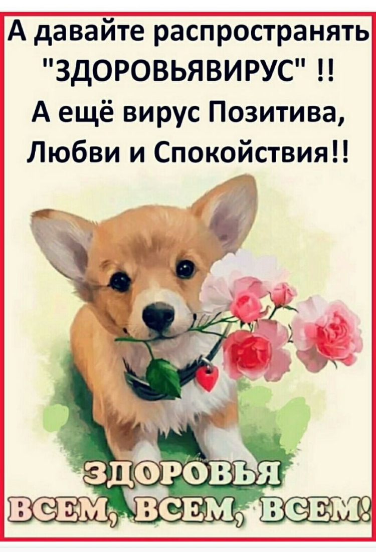 Здоровья и хорошего настроения