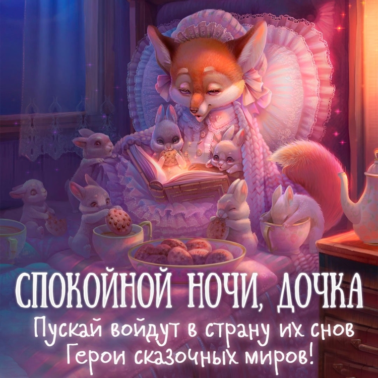 Открытки спокойной ночи до завтра