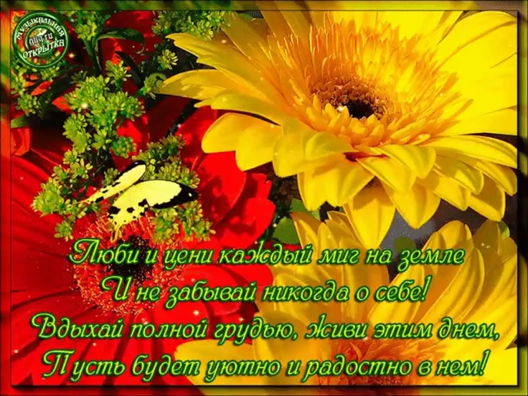 Поздравление с добрым утром