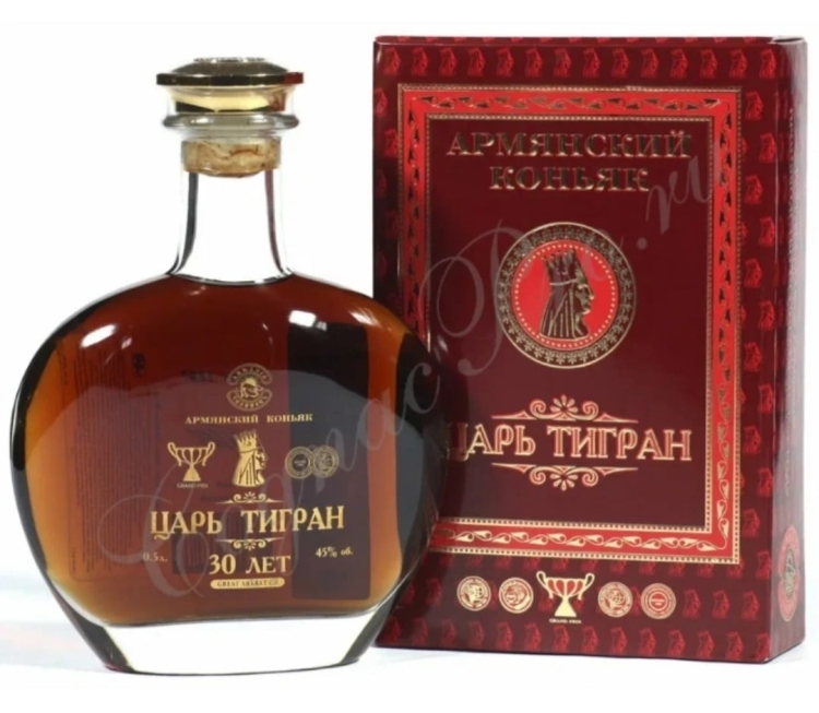 Царь Тигран коньяк 30