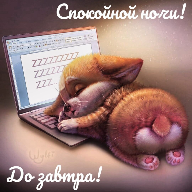 Спокойной ночи