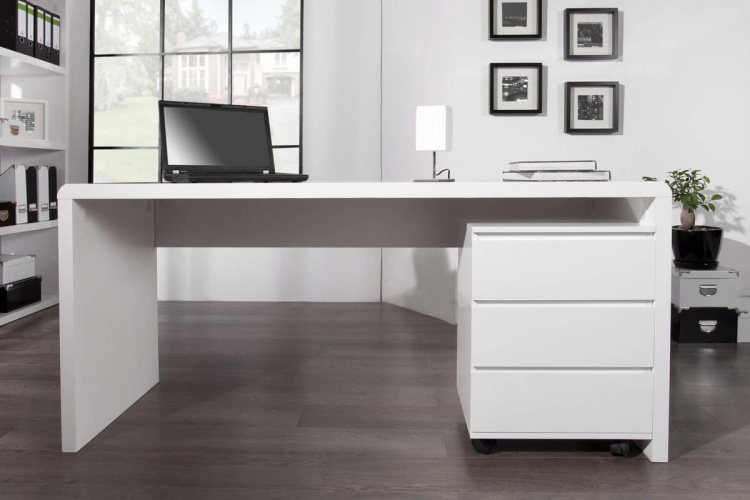 Письменный стол mirjan24 Heron/ada (White Gloss)
