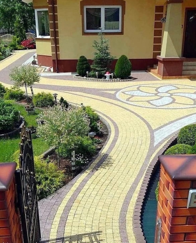 Красивые дорожки на участке