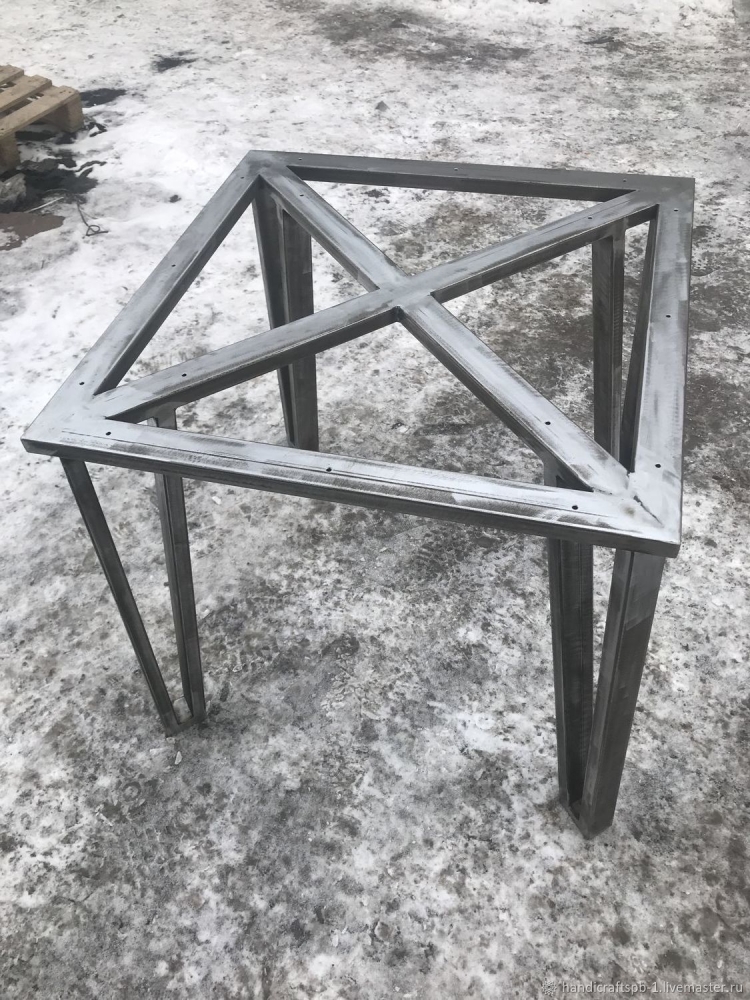 Подстолье из профильной трубы 60 30 и 40 20