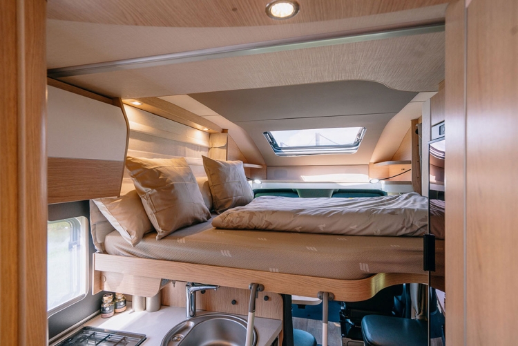Автодом Hymer внутри