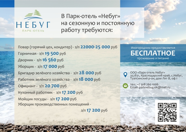 Карта отеля Небуг парк отель
