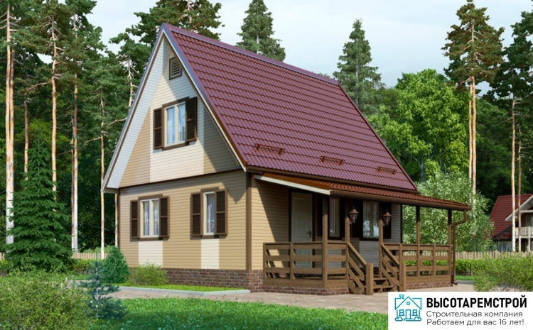 Дом каркасный Лидер 6х7