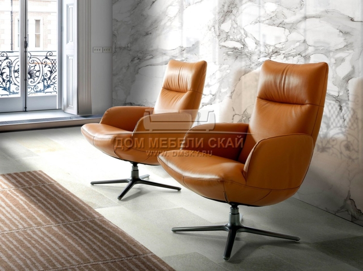 Вращающееся кресло с откидывающейся спинкой Angel Cerda a985-sillon