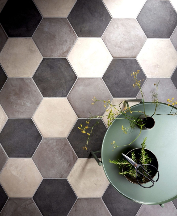 Плитка Hexagon Grey Garden