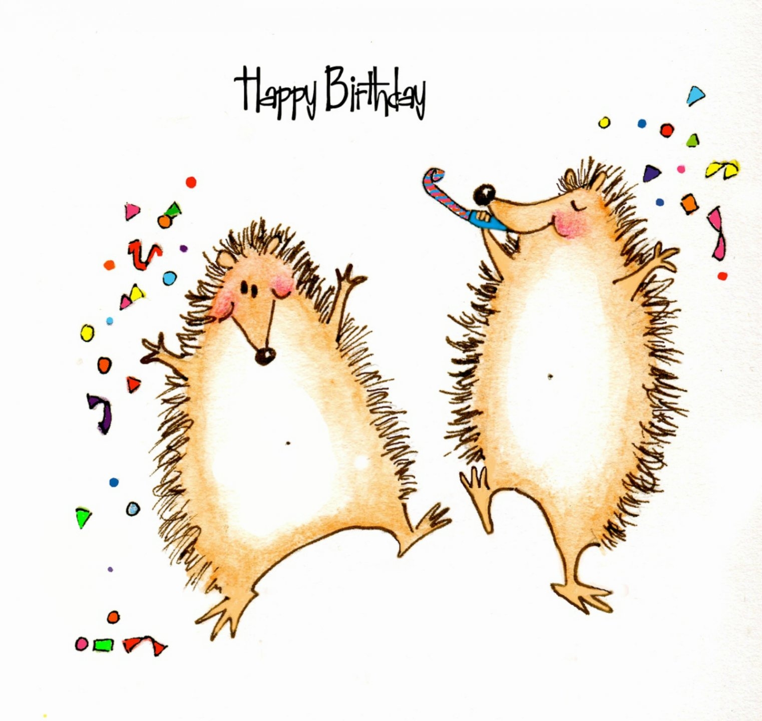Смешная поздравительная открытка. С днём рождения весёлые картинки. Картинки с днём рождения смешные. Открытки с ежиками с днем рождения. Смешные рисунки на день рождения.
