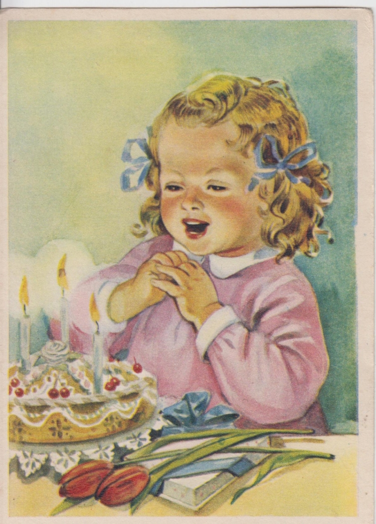 С днем рождения мальчику старинные открытки