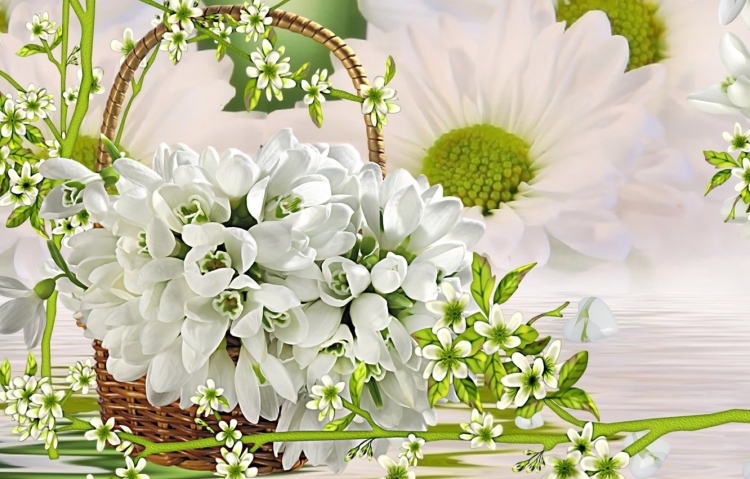 Открытки с подснежниками