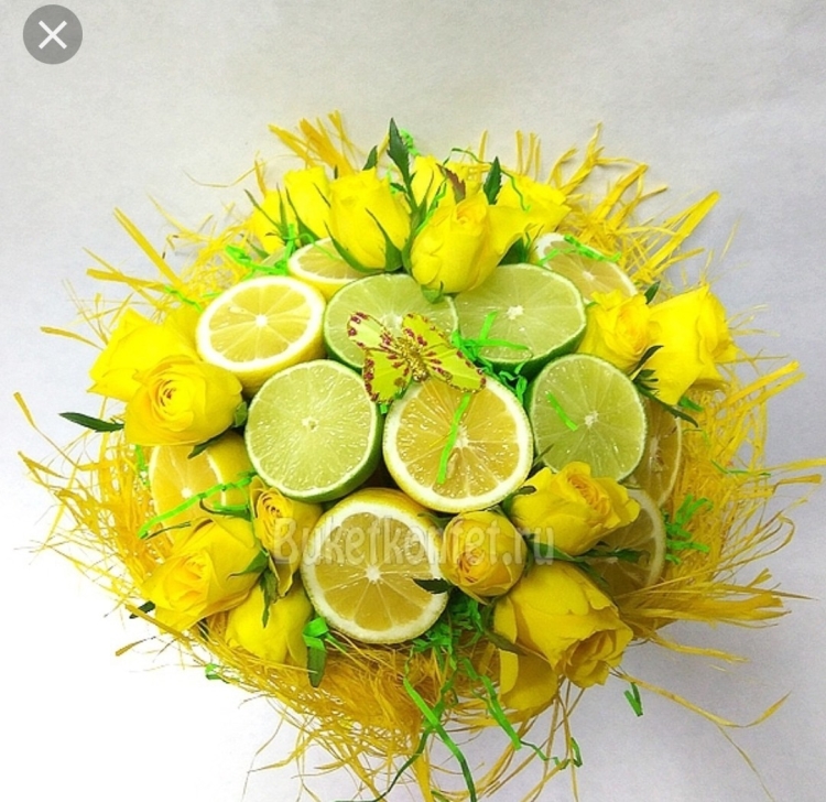 Букет из лимонов
