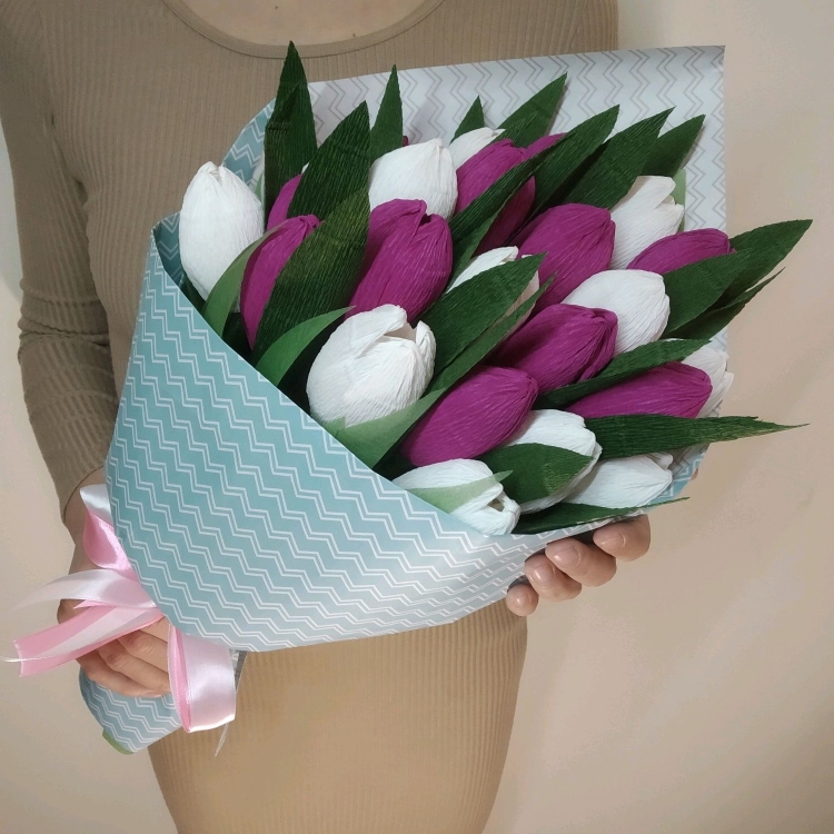 Букет из тюльпанов