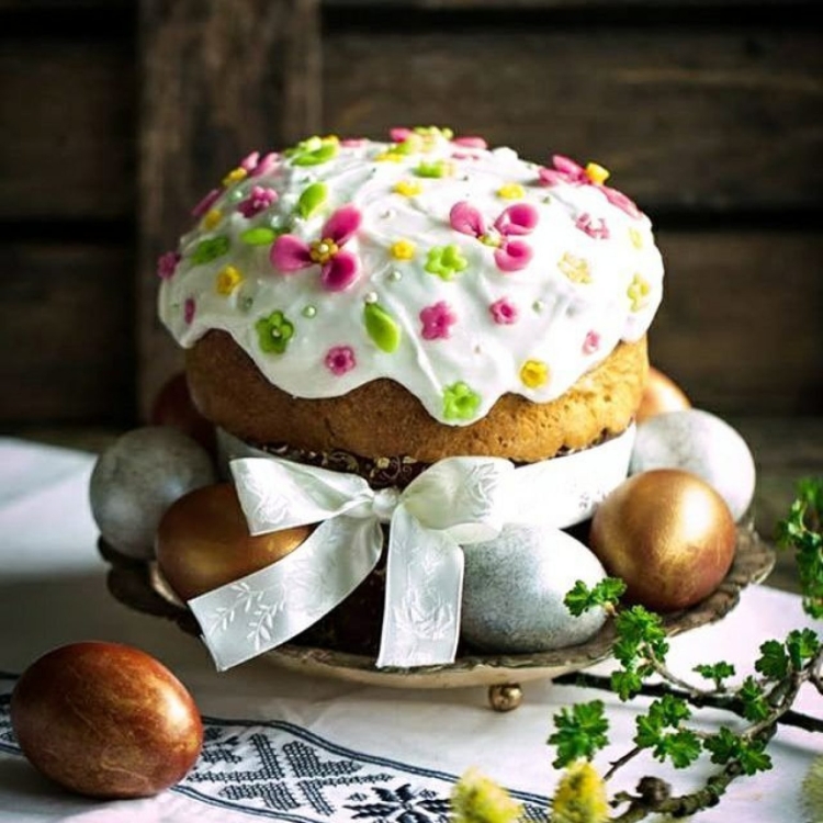 Украшение куличей