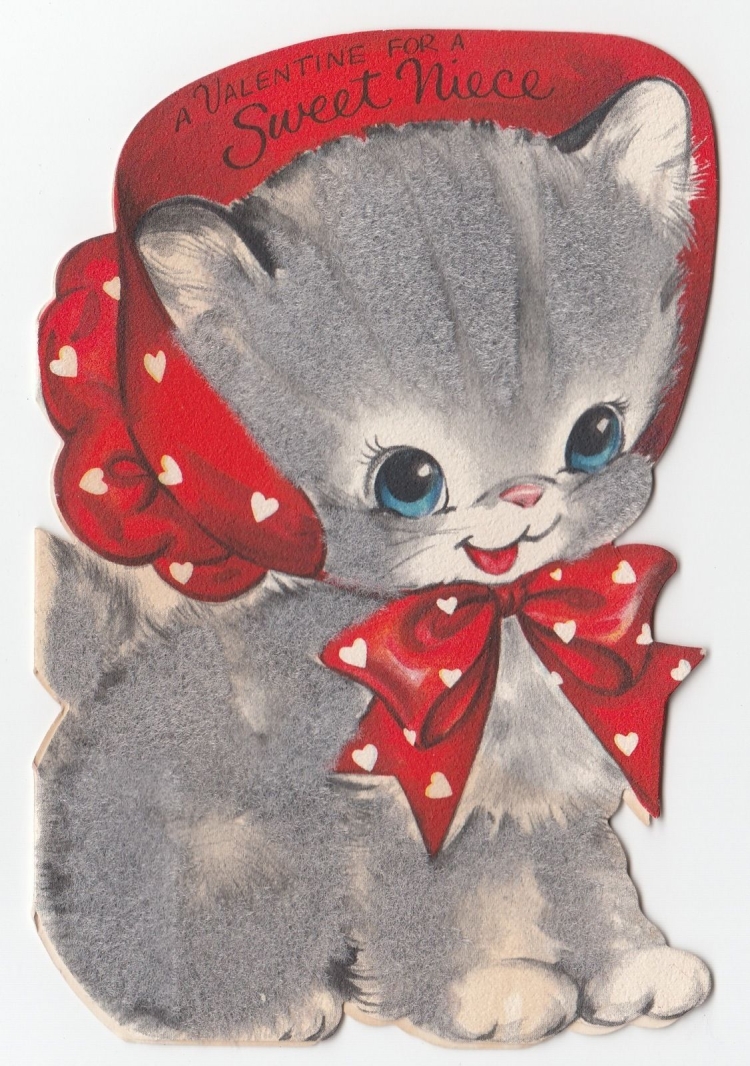 Кошачья валентинка