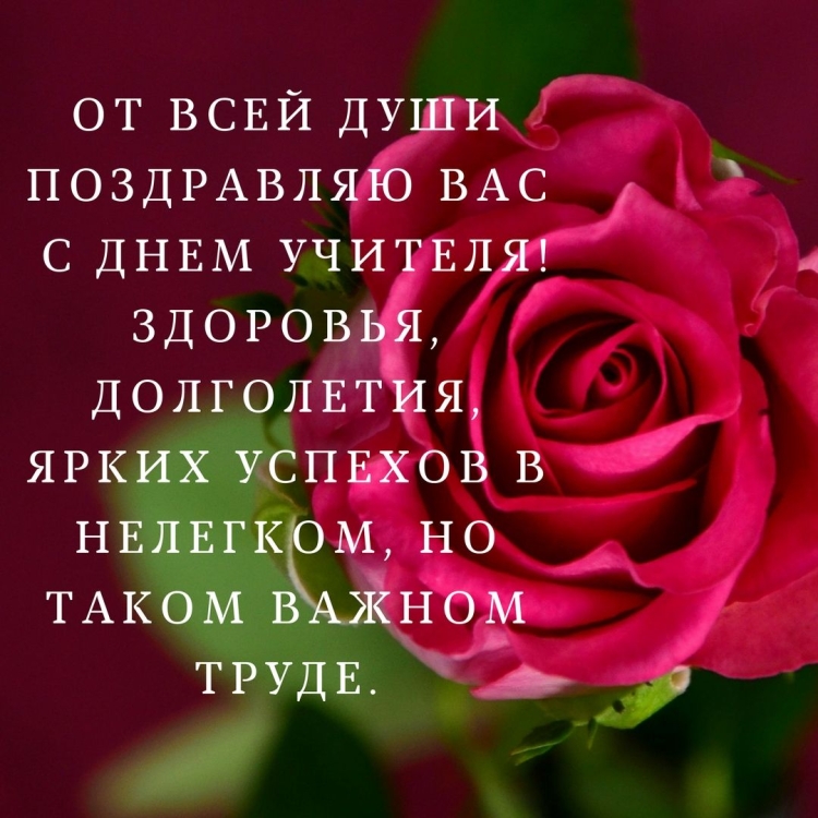 Поздравление учителю