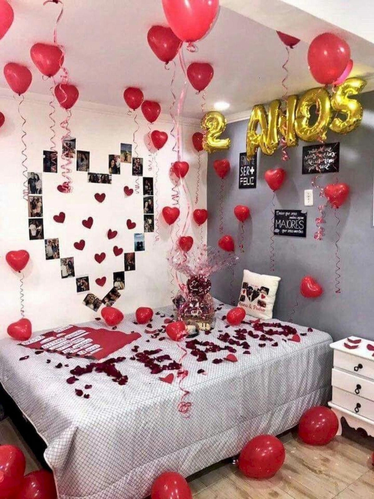 Украшение комнаты на день рождения мужа
