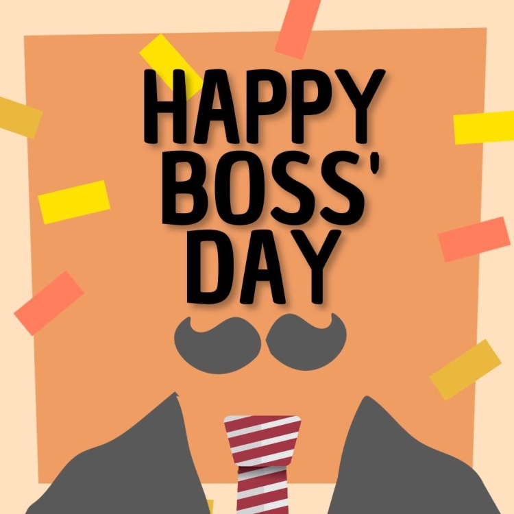 Happy Birthday Boss иллюстрация