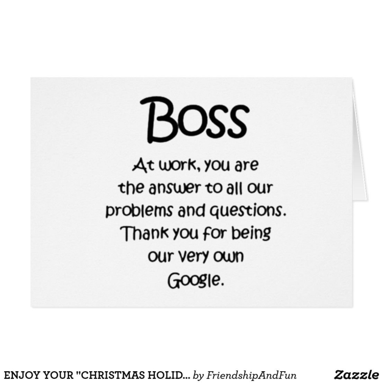 Card for Boss