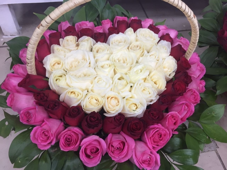 Букеты роз шикарных