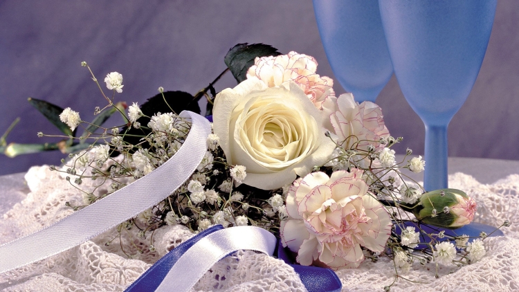 Букет цветов на годовщину свадьбы