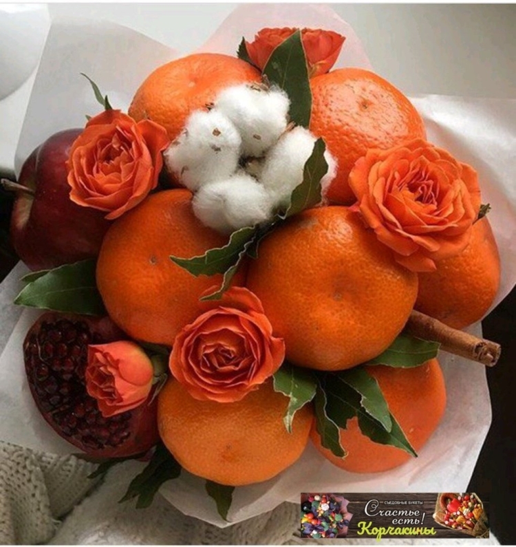 Букет из апельсинов