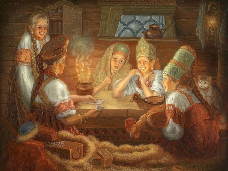 Русские святочные гадания