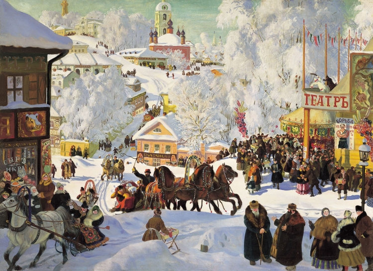 Борис Кустодиев Масленица 1916