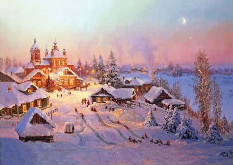 Художник Владимир Жданов. "Рождество".