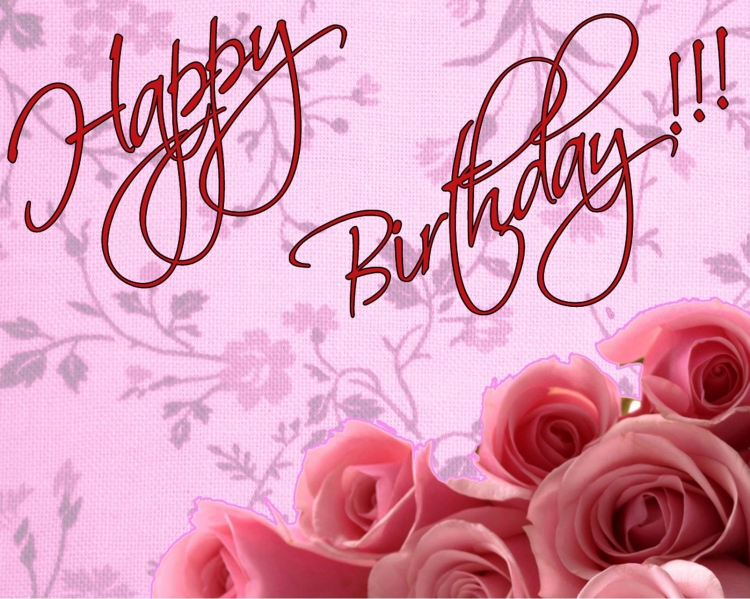 Открытки Happy Birthday женщине