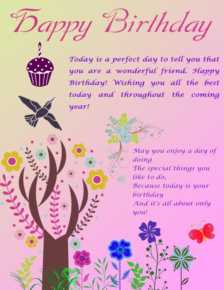 Happy Birthday стихи