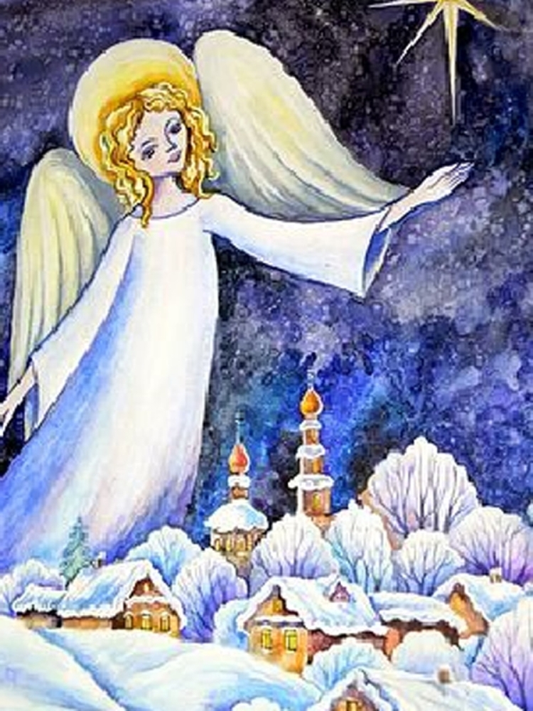Рождественские рисунки