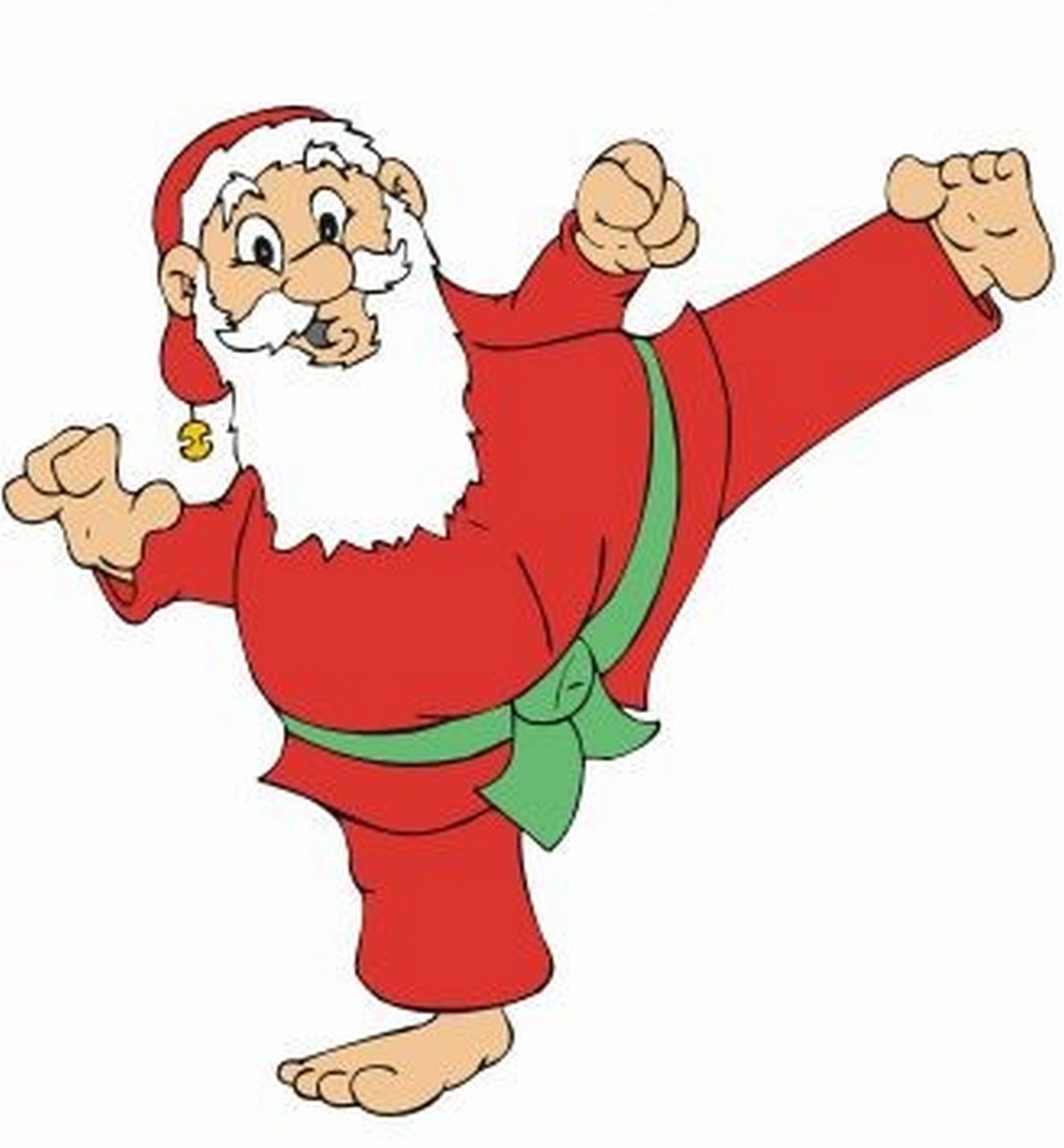 Новый год спортсмена. Дед Мороз каратист. Дед Мороз каратэ. С новым годом каратэ.