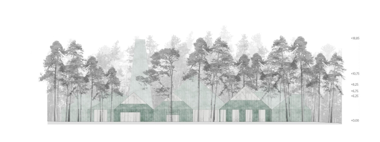 Антураж деревья архикад