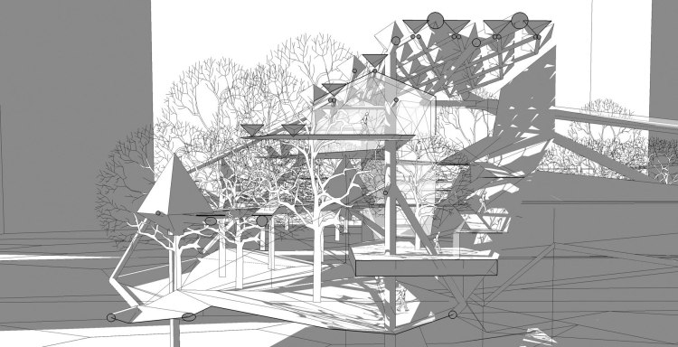 Фон для архитектурного проекта