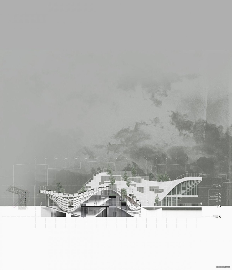 Фон для подачи архитектурного проекта