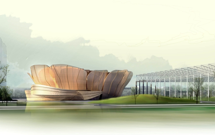 Подложка для архитектурного проекта