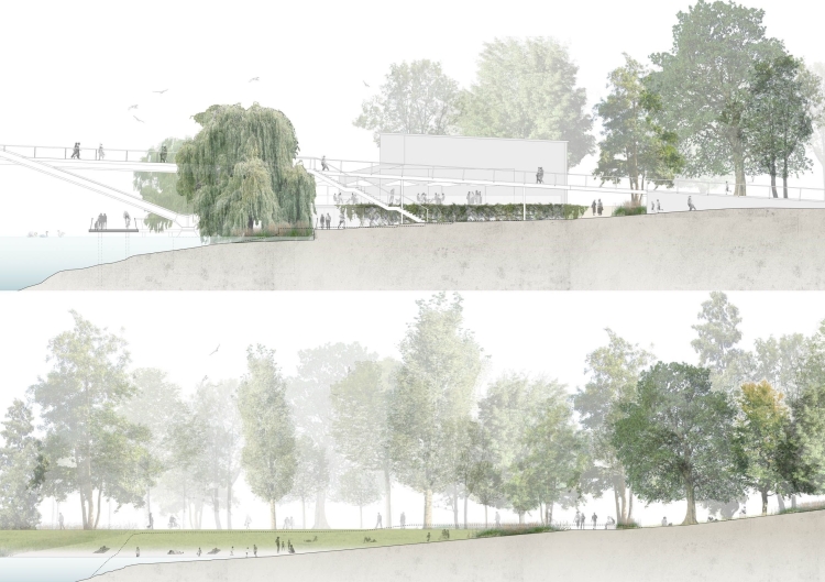 Антураж деревья архикад