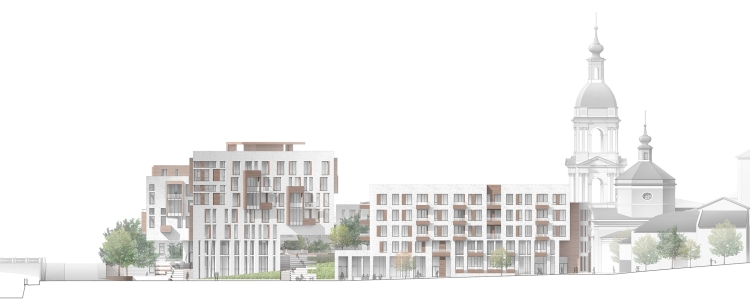 Развертка города фасад