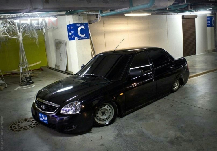 Лада Приора 2 седан черная БПАН