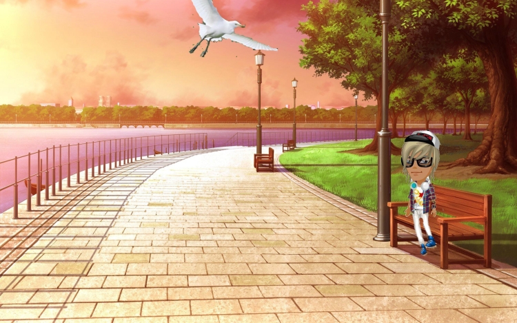 Фон для гача лайф парк аттракционов