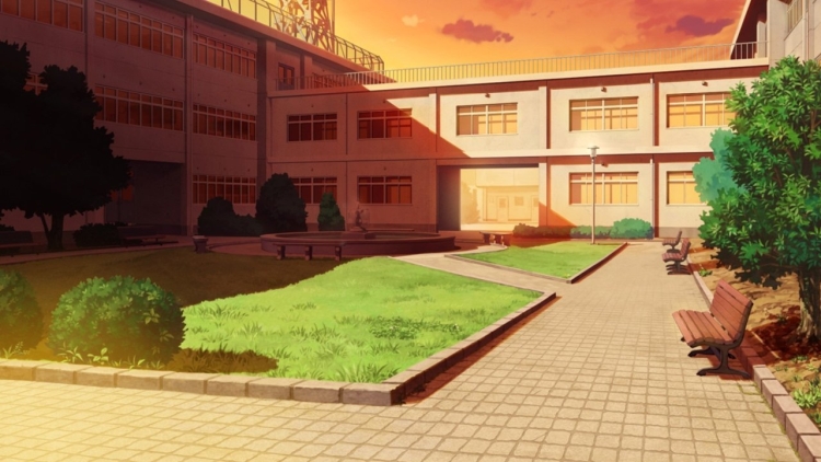 Гача лайф фон школа улица