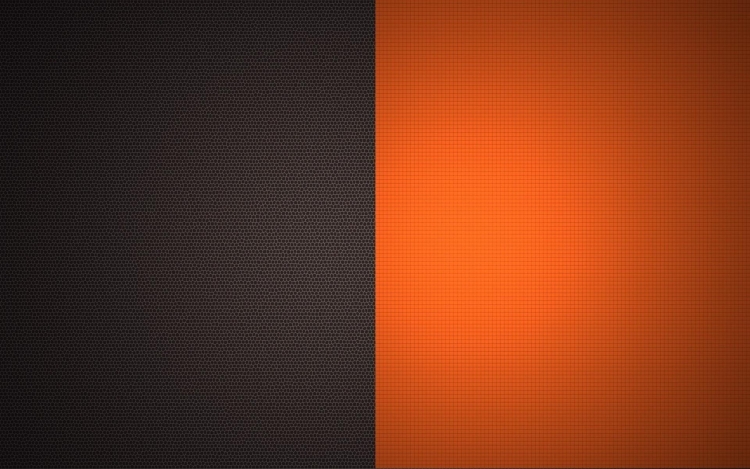 Оранжевый с черным