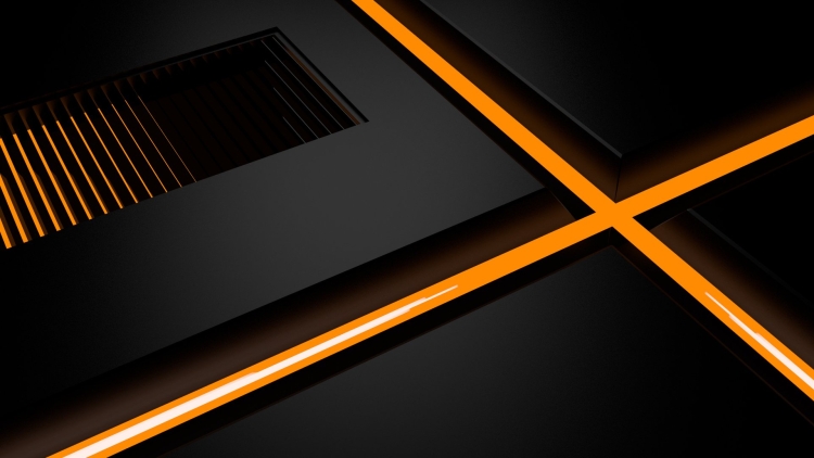 Оранжевый с черным